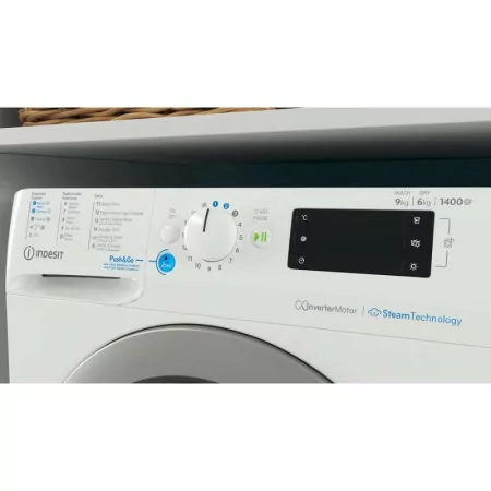 Máquina de Lavar e Secar Roupa Indesit - 9Kg - Classe D - 1400 RPM - BDE 96436 WSV SPT|Indesit|8050147668870