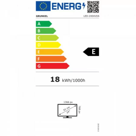 Smart TV Grunkel 24 - 2404VDA - (61cm - VIDAA - HD)