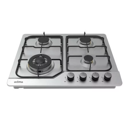 Orima Gas Hob - 3 Burners + 1 - Stainless Steel - ORQ-43-IT