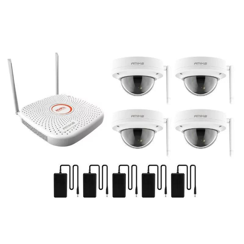 Amiko 4800 Wi-Fi Video Surveillance Kit - (8CH / 4x2MP / 25M IR / IP67) - Bitvision