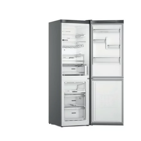 Whirlpool Combined Refrigerator - (335 Liters - 191cm - No Frost - Stainless Steel) - W7X83TMX