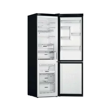 Whirlpool Combined Refrigerator - (367 Liters - 202cm - No Frost - Black/Stainless Steel) - W7X93TKS
