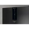 Whirlpool Combined Refrigerator - (367 Liters - 202cm - No Frost - Black/Stainless Steel) - W7X93TKS