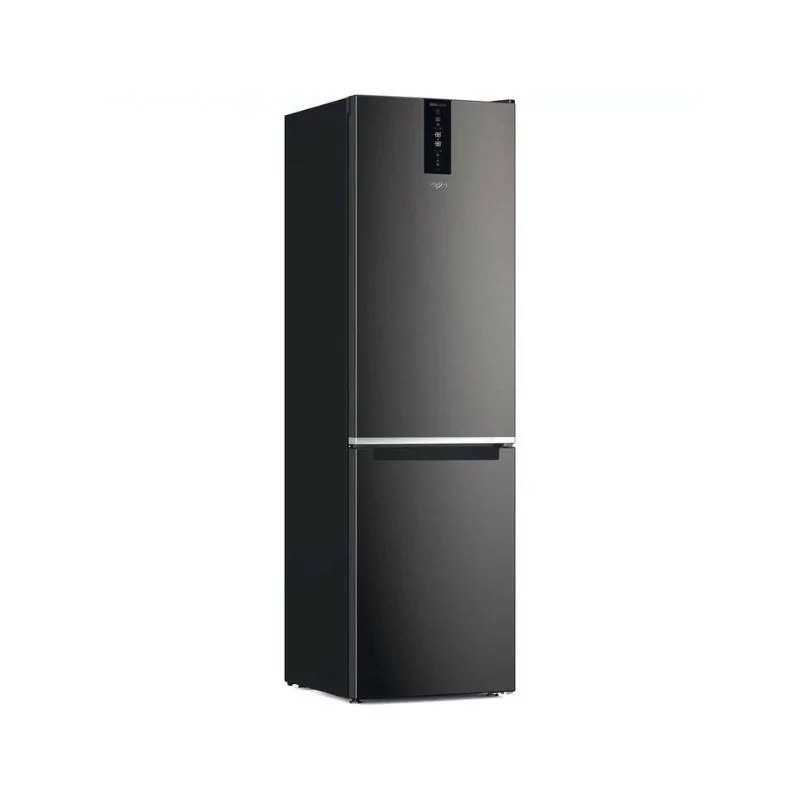 Whirlpool Combined Refrigerator - (367 Liters - 202cm - No Frost - Black/Stainless Steel) - W7X93TKS
