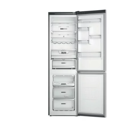 Whirlpool Combined Refrigerator - (367 Liters - 202cm - No Frost - Stainless Steel) - W7X94TSX