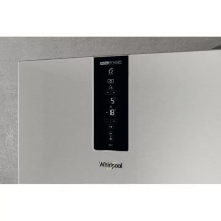 Whirlpool Combined Refrigerator - (367 Liters - 202cm - No Frost - Stainless Steel) - W7X94TSX