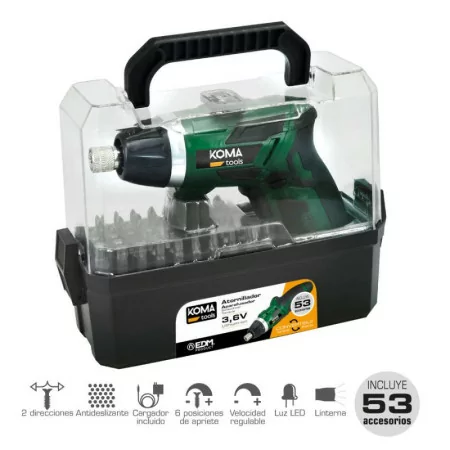 KOMA TOOLS Battery Screwdriver - 3.6V - 1300mAh - 08723