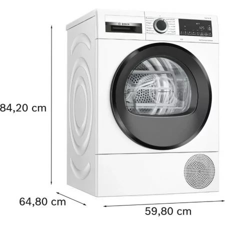 Bosch Tumble Dryer - 9kg - Heat Pump - White - WQG245D0ES