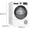 Bosch Tumble Dryer - 9kg - Heat Pump - White - WQG245D0ES