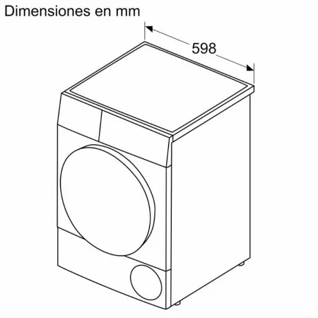 Bosch Tumble Dryer - 9kg - Heat Pump - White - WQG245D0ES
