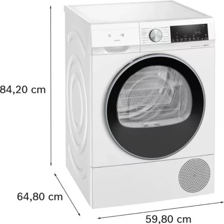 Siemens Tumble Dryer - 9kg - Heat Pump - White - WQ45G2D0ES
