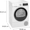 Siemens Tumble Dryer - 9kg - Heat Pump - White - WQ45G2D0ES