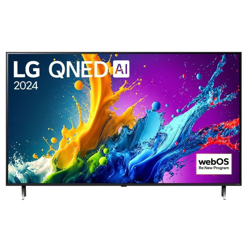 Smart TV 55" LG - (165cm - webOS - QNED AI - 4K) - 55QNED80T6A