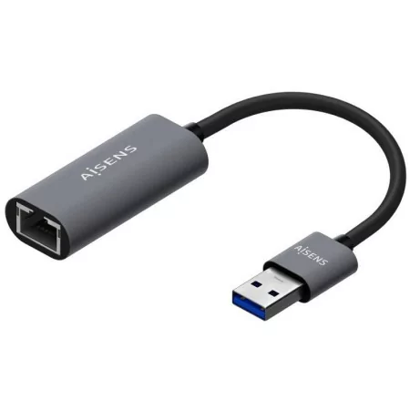 Adaptador USB / RJ45 Aisens - (15cm - Cinza) - A106-0708|AISENS|8436574708455