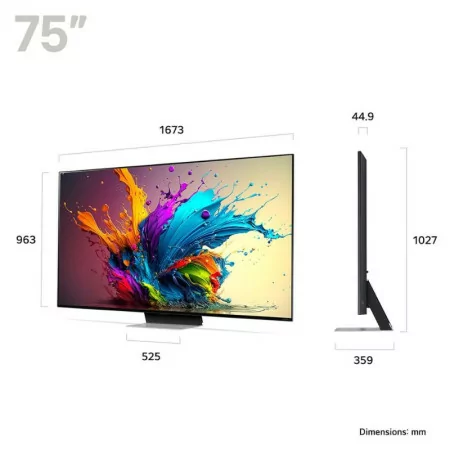 LG Smart TV - (75" - 189cm - QNED MiniLED - 4K UHD - WebOS - 2024) - 75QNED91T6A