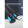 Cabo Extensor USB(A) Macho - USB(A) Fêmea - Vention - ( 50CM - USB 3.0 - Preto/Azul)|Vention|6922794719361