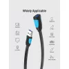 Cabo Extensor USB(A) Macho - USB(A) Fêmea - Vention - ( 50CM - USB 3.0 - Preto/Azul)|Vention|6922794719361