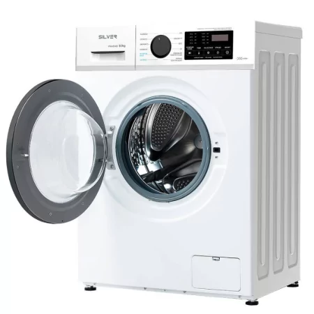 Máquina de Lavar Roupa Silver 8Kg - Inverter 1400 RPM - Classe A - Branco|Silver|5602084129407