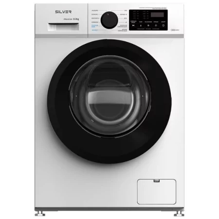 Máquina de Lavar Roupa Silver 8Kg - Inverter 1400 RPM - Classe A - Branco|Silver|5602084129407