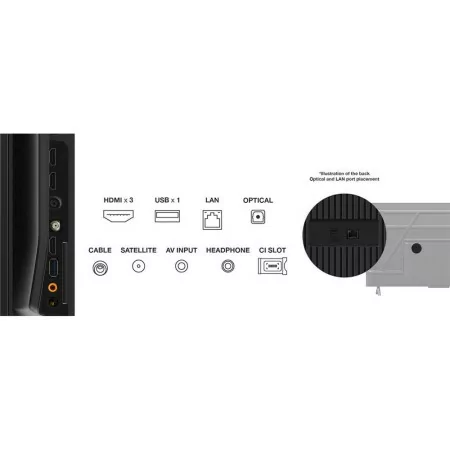 Smart TV 55" TCL 55P61B - (140cm - Google TV - 4K)