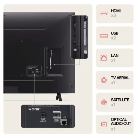 Smart TV 43" LG - (109cm - webOS - NanoCell AI - 4K) - 43NANO82T6B