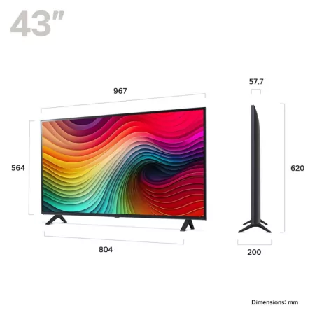 Smart TV 43" LG - (109cm - webOS - NanoCell AI - 4K) - 43NANO82T6B