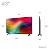 Smart TV 43" LG - (109cm - webOS - NanoCell AI - 4K) - 43NANO82T6B