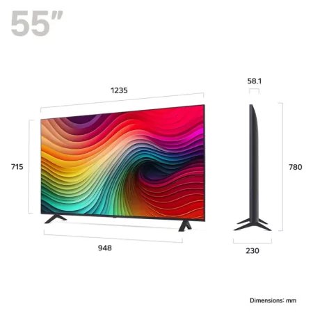 Smart TV 55" LG - (140cm - webOS - NanoCell AI - 4K) - 55NANO82T6B