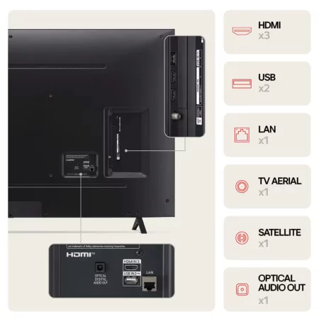LG 75" Smart TV - (189cm - webOS - NanoCell AI - 4K) - 75NANO82T6B