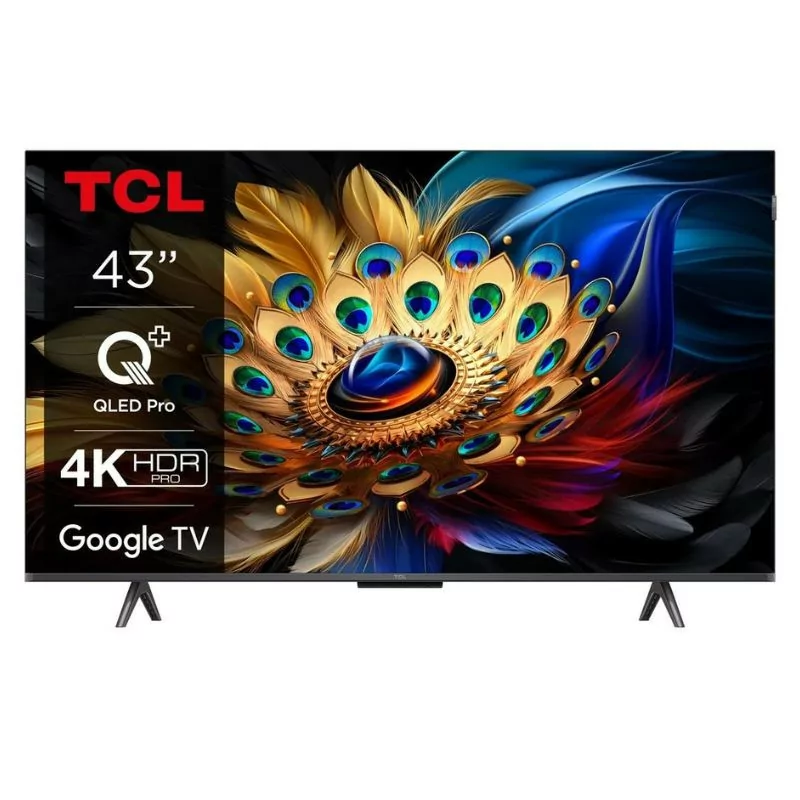 Smart TV QLED 43" TCL 43PC655 - (109cm - Google TV - 4K QLED)
