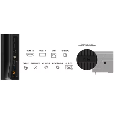 Smart TV 43" TCL 43P61B - (109cm - Google TV - 4K)