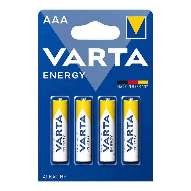 Pilhas Varta Energy Value - AAA LR03 - Pack 4