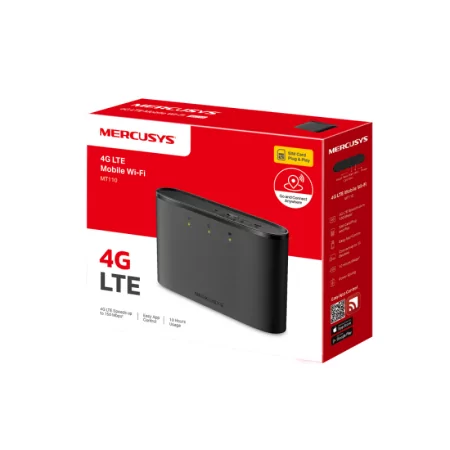 Router Mercusys - (N150 - Single-Band - WiFi 4 - 4G LTE) - MT110|Mercusys|6957939001254