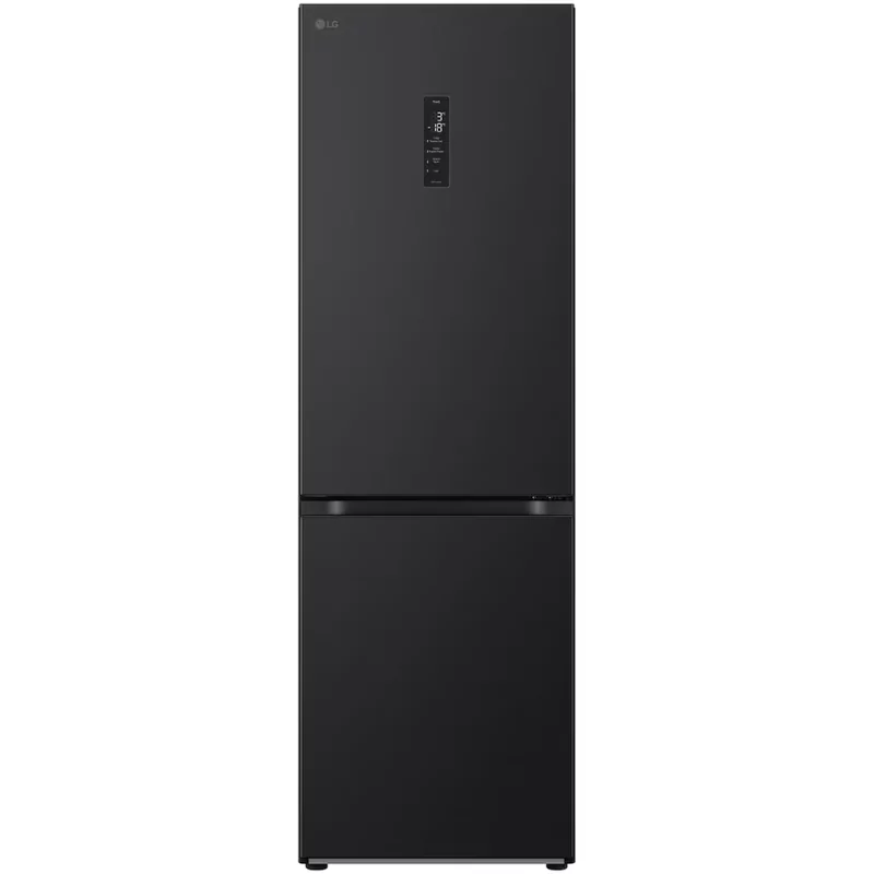 Frigorífico Combinado LG GBV5150DEP - (374L -186cm - No Frost - Classe Energética D - Preto Mate)|LG|8806087984507 Frigorífico Combinado LG GBV5150DEP - (374L -186cm - No Frost - Classe Energética D - Preto Mate)|LG|8806087984507