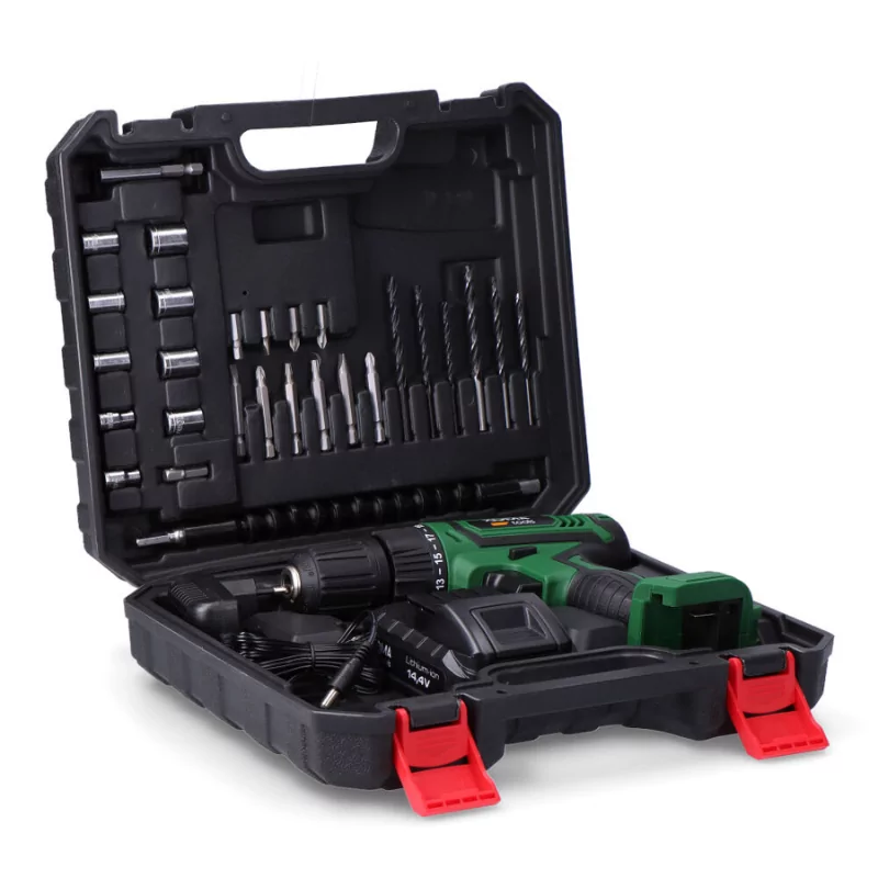 Berbequim Aparafusador Koma Tools - 14.4V - C/ Acessórios - 08469