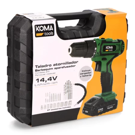 Berbequim Aparafusador Koma Tools - 14.4V - C/ Acessórios - 08469||8425998084696