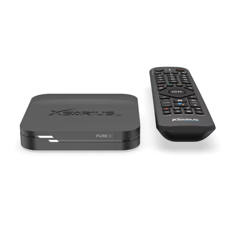 Box Android IPTV - Xsarius Pure 3+ 2GB/16GB UHD 4K - Negro