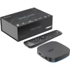 Box Android IPTV - Xsarius Avant 3+ Ultra Black BT - Gigabit Wi-Fi 6 - 4GB/64GB - UHD 4K