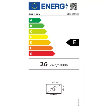 Smart TV Grunkel 32 LED - 3224VD - (80cm - VIDAA - HD)