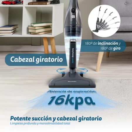 Aspirador Vertical / Mão Grunkel ASP-EASY HEPA - 16KPa - 600W - Fio 5.5 Metros|Grunkel|8426156018355