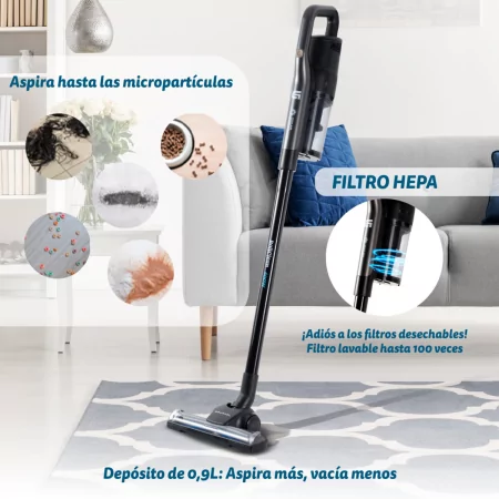Grunkel ASP-ROLLER HEPA Upright / Hand Vacuum Cleaner - 16KPa - 600W - with 5.5 Meter Cable