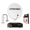 Kit de Satélite Económico ZGemma H8.2H - Enigma 2 - 60cm|ZGEMMA|