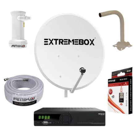 Economy Kit SAT & Cable/DTT Amiko HD8265+