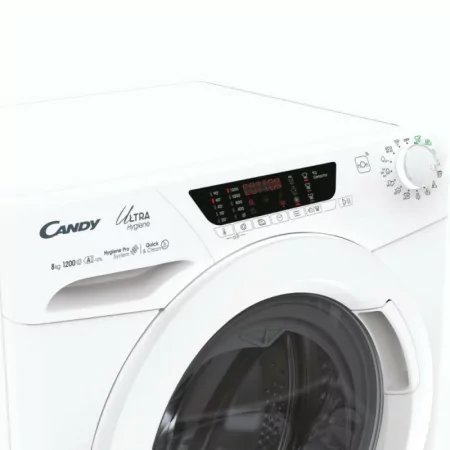 Máquina Lavar Roupa Candy - 8kg - 1200rpm Inverter Branco | HE1284TWM6/1-S|CANDY|8059019090047