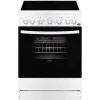Fogão Vitrocerâmica Zanussi - 4 Zonas - 56L - Branco - ZCV65201WA