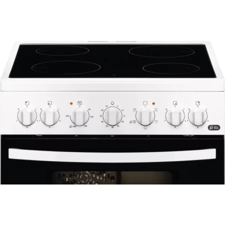 Fogão Vitrocerâmica Zanussi - 4 Zonas - 56L - Branco - ZCV65201WA