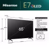 Hisense Smart TV 65" QLED 65E7NQ - (165cm - VIDAA OS - UHD 4K - Double Foot)