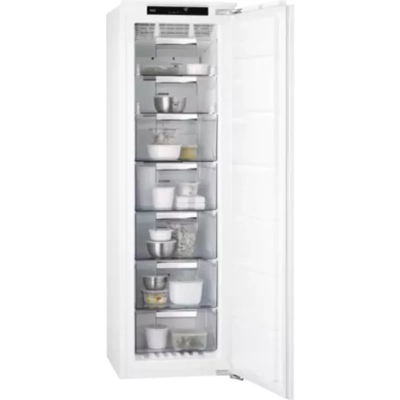 Congelador Vertical Encastrável AEG ABE818E6NC (204L - Classe E - Branco) Congelador Vertical Encastrável AEG ABE818E6NC (204L - Classe E - Branco)