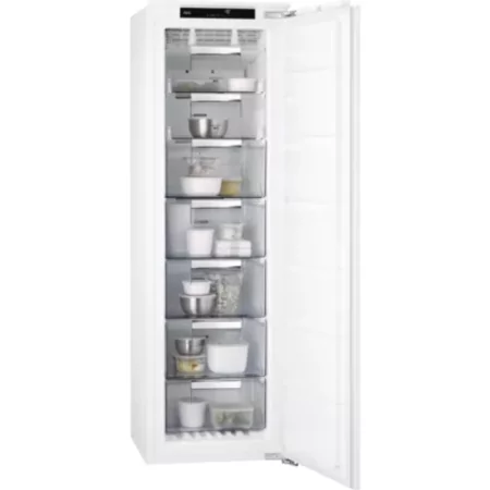 Congelador Vertical Encastrável AEG ABE818E6NC (204L - Classe E - Branco)