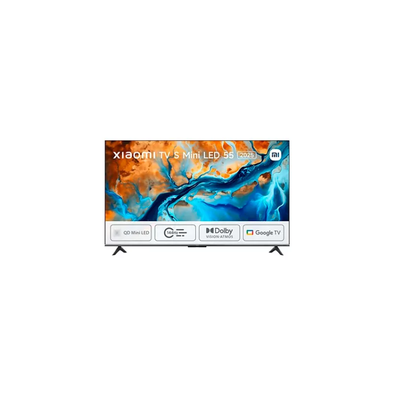 Televisão Xiaomi Smart TV S 2025 55" - Mini LED - Google TV - Ultra HD 4K - ELA5666EU|Xiaomi|6941948703667 Televisão Xiaomi Smart TV S 2025 55" - Mini LED - Google TV - Ultra HD 4K - ELA5666EU|Xiaomi|6941948703667